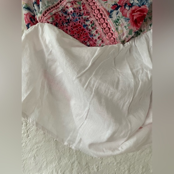 LoveShackFancy Rush Of Red Novalie Scoop Neck Mini Dress SKU: 11315774; S - Picture 9 of 12